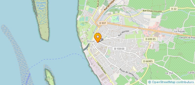 localisation de l'entreprise CHATS DE BLAYE à BLAYE