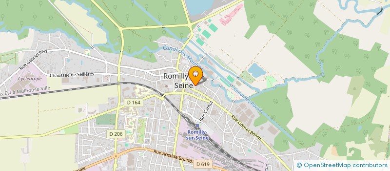 localisation de l'entreprise CHATS DES FOULES  ROMILLY-SUR-SEINE