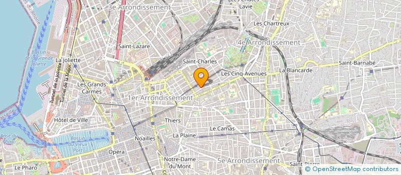 localisation de l'entreprise CHATS LIBRES BELLE DE MAI  MARSEILLE