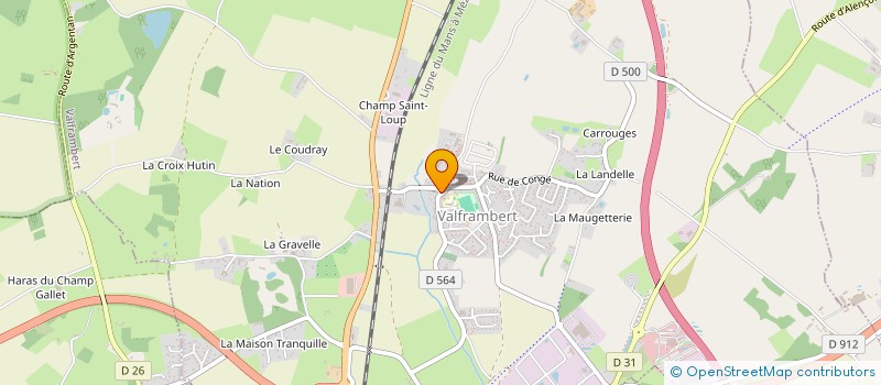 localisation de l'entreprise CHATS LIBRES DE LA FORET à LE MENIL-BROUT