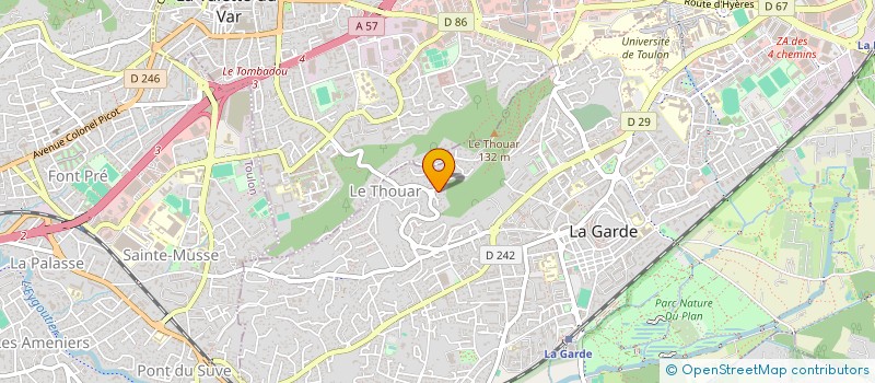 localisation de l'entreprise CHATS SANS TOIT VAR  LA GARDE