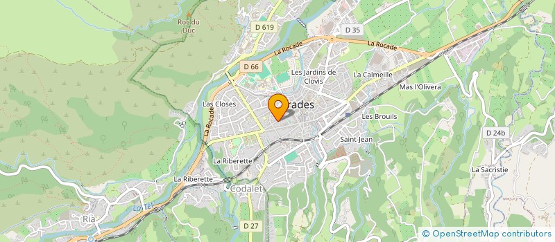 localisation de l'entreprise CHATS SANS TOITS  PRADES