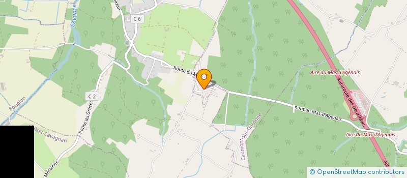 localisation de l'entreprise CHATTA  CAUMONT SUR GARONNE