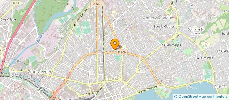 localisation de l'entreprise CHATTERBOX à ANNECY