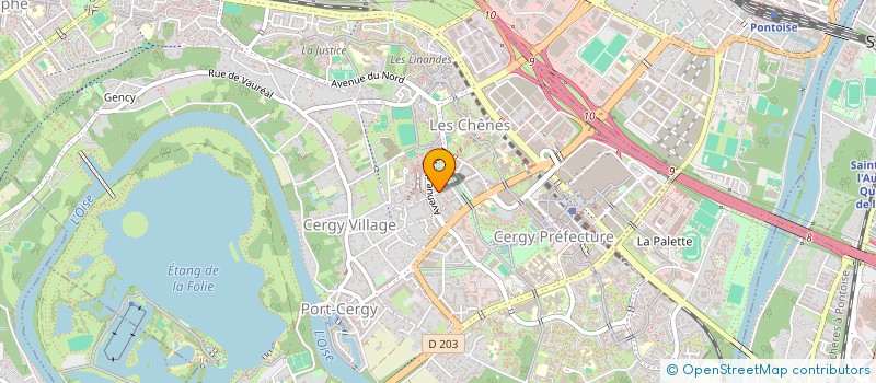 localisation de l'entreprise CHATTI ENTREPRISE à CERGY