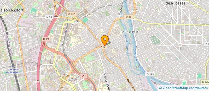 localisation de l'entreprise CHATTON-JUNIK  CRETEIL