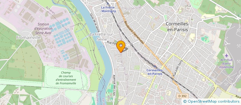 localisation de l'entreprise CHATTOOLBOX  LA FRETTE-SUR-SEINE