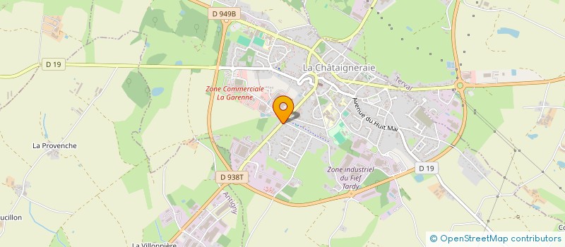 localisation de l'entreprise CHATYON  LA CHATAIGNERAIE