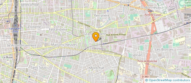 localisation de l'entreprise CHAU INDU PLAS ACIE MILLERY à VILLEURBANNE