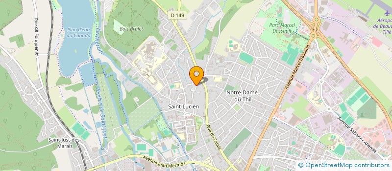 localisation de l'entreprise CHAUBEL GROUPE  BEAUVAIS