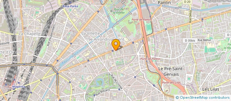 localisation de l'entreprise CHAUBERTIN  PARIS