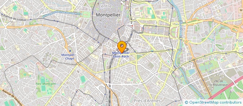 localisation de l'entreprise CHAUBET CORTES à MONTPELLIER