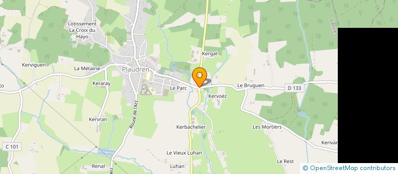 localisation de l'entreprise CHAUBIN  PLAUDREN