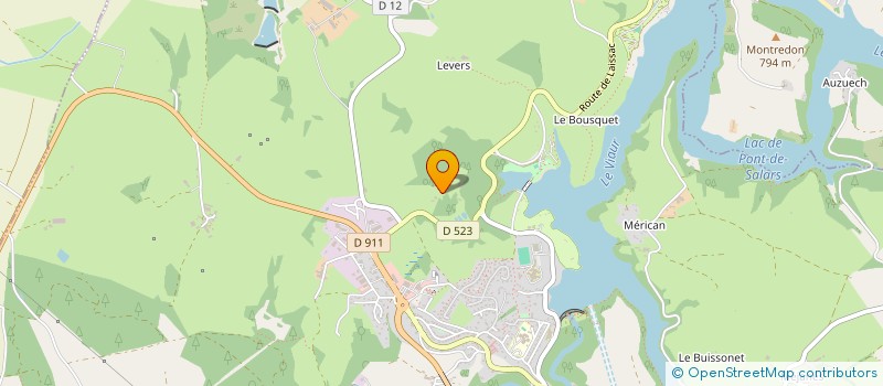 localisation de l'entreprise CHAUCHARD IMMO2  PONT-DE-SALARS