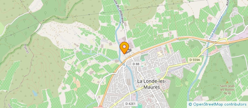 localisation de l'entreprise CHAUCHET  LA LONDE-LES-MAURES