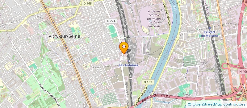 localisation de l'entreprise CHAUD ET FRAIS à VITRY-SUR-SEINE