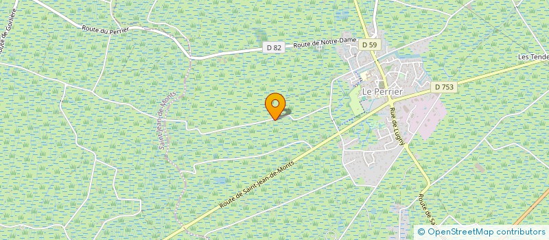 localisation de l'entreprise CHAUD ET FROID  LE PERRIER