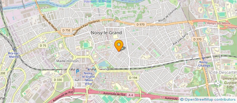 localisation de l'entreprise CHAUD-FROID à NOISY-LE-GRAND