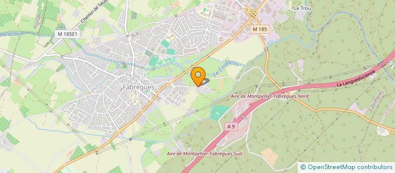 localisation de l'entreprise CHAUD FROID DECOR COMMERC ETUDE REALISA à FABREGUES