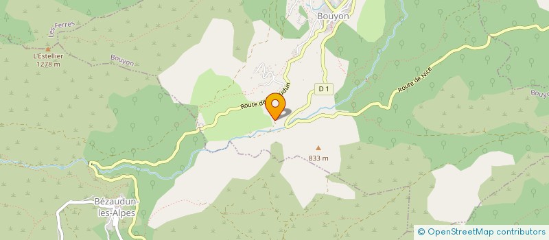 localisation de l'entreprise CHAUD FROID SANITAIRE à BOUYON