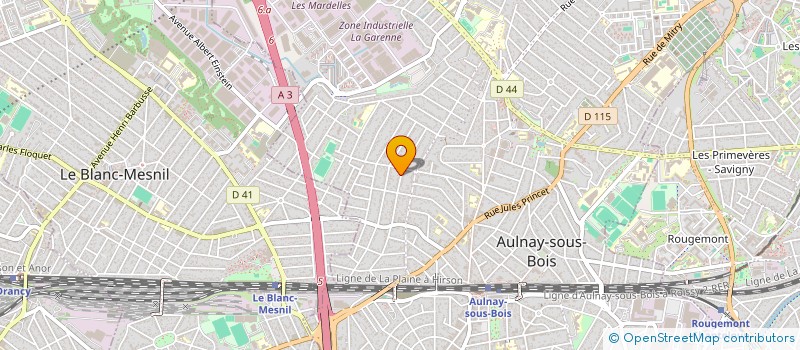 localisation de l'entreprise CHAUD FROID SERVICE IDF à AULNAY-SOUS-BOIS