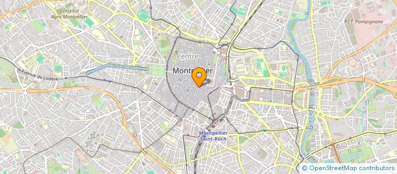 localisation de l'entreprise CHAUD PAIN  MONTPELLIER