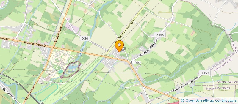 localisation de l'entreprise CHAUD PAIN  PINAS