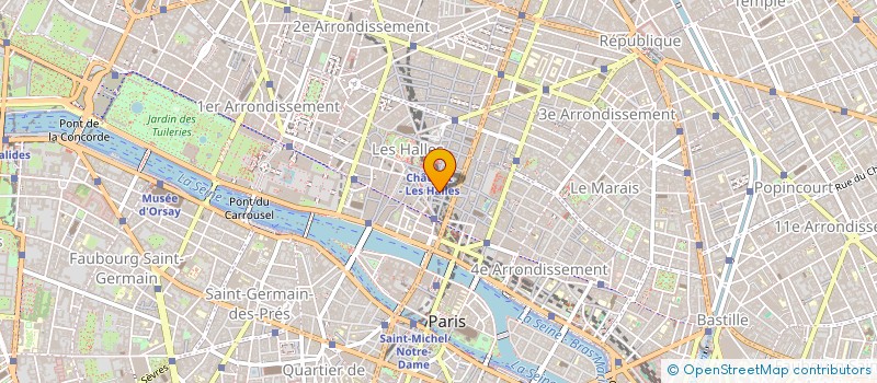 localisation de l'entreprise CHAUD PATATE RESTAURATION à PARIS