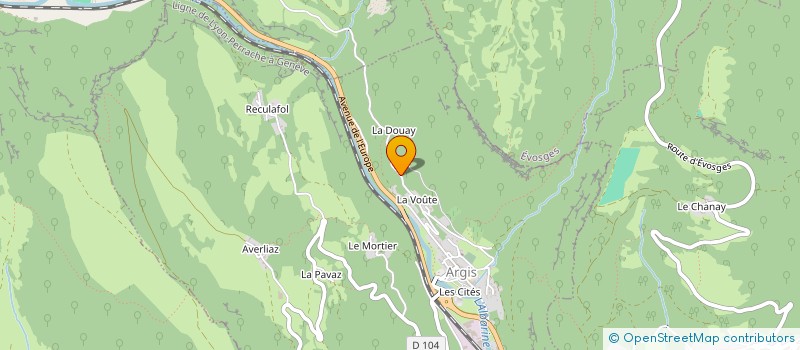 localisation de l'entreprise CHAUD-SANIT à SAINT-RAMBERT-EN-BUGEY