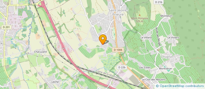 localisation de l'entreprise CHAUDE AMBIANCE  SAINT-JEOIRE-PRIEURE