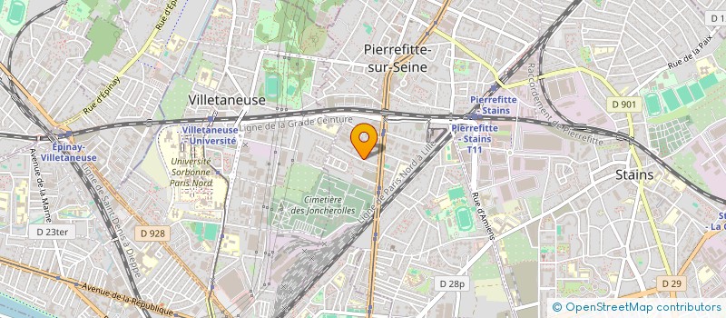 localisation de l'entreprise CHAUDHRY à PIERREFITTE-SUR-SEINE