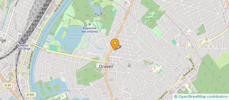 localisation de l'entreprise CHAUDIERES LOCATION ILE DE FRANCE à DRAVEIL