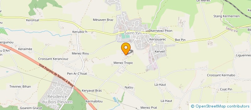localisation de l'entreprise CHAUDIERES SERVICES à SAINT-YVI