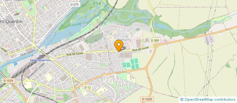 localisation de l'entreprise CHAUDIERES SERVICES à SAINT-QUENTIN