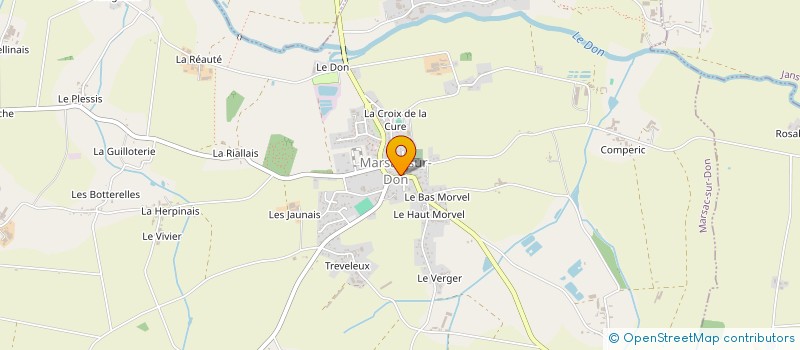 localisation de l'entreprise CHAUDOUET MEGANE  MARSAC-SUR-DON