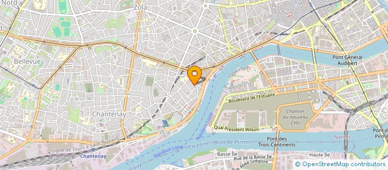 localisation de l'entreprise CHAUDRA à NANTES