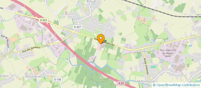 localisation de l'entreprise CHAUDRAM  ROSULT