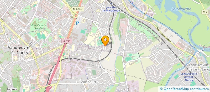 localisation de l'entreprise CHAUDRE 12 INVEST  JARVILLE-LA-MALGRANGE