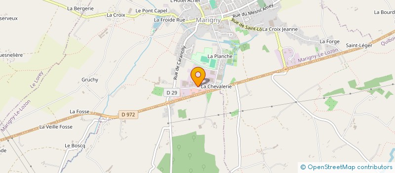 localisation de l'entreprise CHAUDREAU à MARIGNY-LE-LOZON