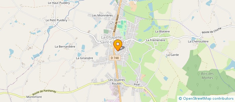 localisation de l'entreprise CHAUDRILLER DELIA TANGUY  LA CHAPELLE-SAINT-LAURENT