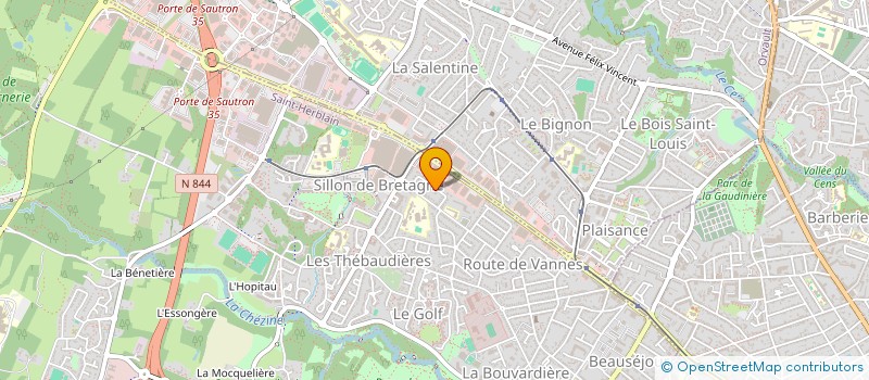 localisation de l'entreprise CHAUDRON 103  SAINT-HERBLAIN