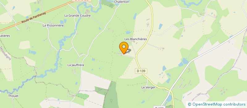 localisation de l'entreprise CHAUDRON  AZAY-SUR-THOUET