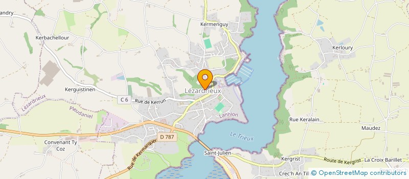 localisation de l'entreprise CHAUDRON GOURMAND DE YAYA - CREATION  LEZARDRIEUX