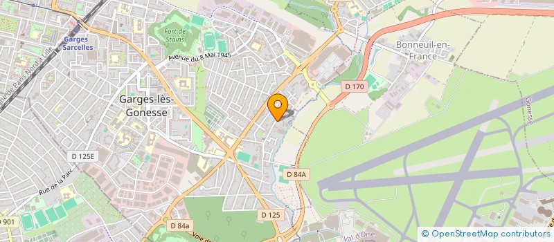 localisation de l'entreprise CHAUDRON INDUSTR PLASTIQ PLOMB à GARGES-LES-GONESSE