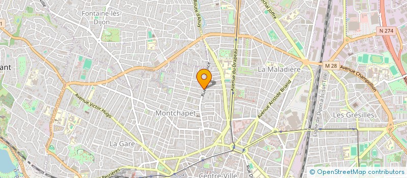localisation de l'entreprise CHAUDRON-LEVEQUE à DIJON