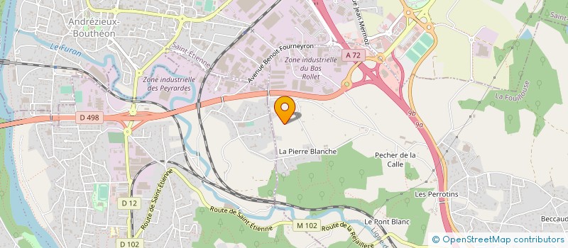 localisation de l'entreprise CHAUDRON TUYAU INDUST MAINT A.CARVALHO à LA FOUILLOUSE