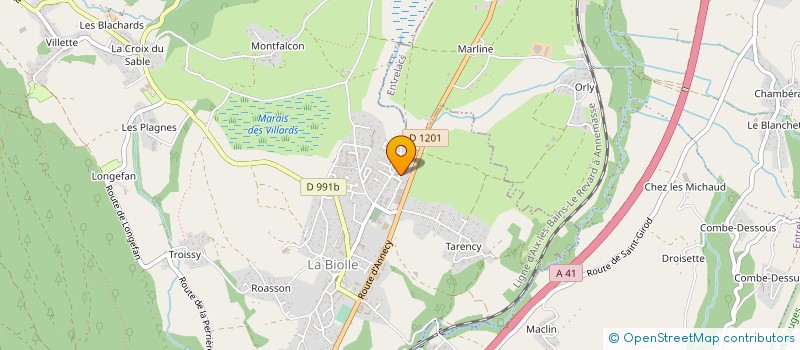 localisation de l'entreprise CHAUDRONNERIE ALBANAISE - GRANGER à ENTRELACS