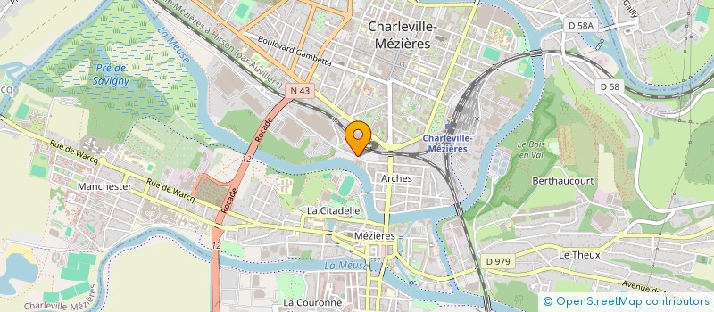 localisation de l'entreprise CHAUDRONNERIE ARNOULD à CHARLEVILLE-MEZIERES