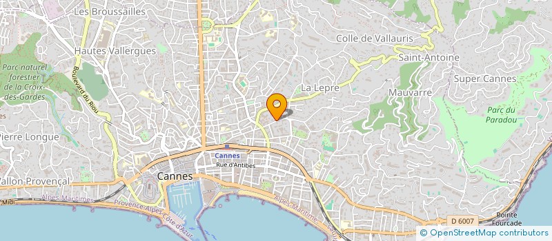 localisation de l'entreprise CHAUDRONNERIE BAGNIS  CANNES