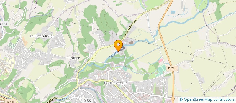 localisation de l'entreprise CHAUDRONNERIE BROCCARDO à PONT-EVEQUE